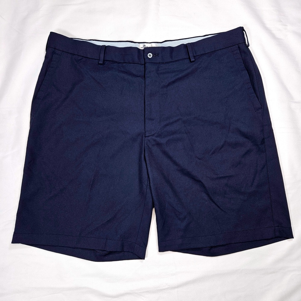 Peter Millar 38 Navy Blue Moisture Wicking Performance Golf Shorts